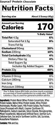 Багатокомпонентний протеїн Rule 1 Source7 Protein 2250 г (різні смаки ), фото 2