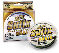 Шнур Sufix Performance Braid 0.23мм (Low-Vis Green) 135m