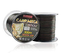 Леска BratFishing Carp Mega Camou 300м 0,27мм