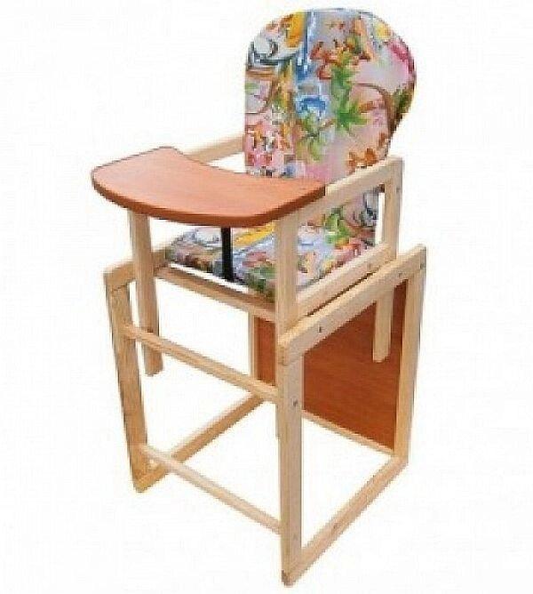 Детский деревянный стульчик стул для кормления - фото 1 - id-p379091633