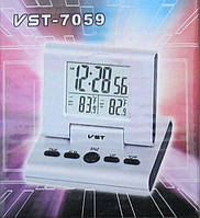 Електронний годинник-будильник VST-7059