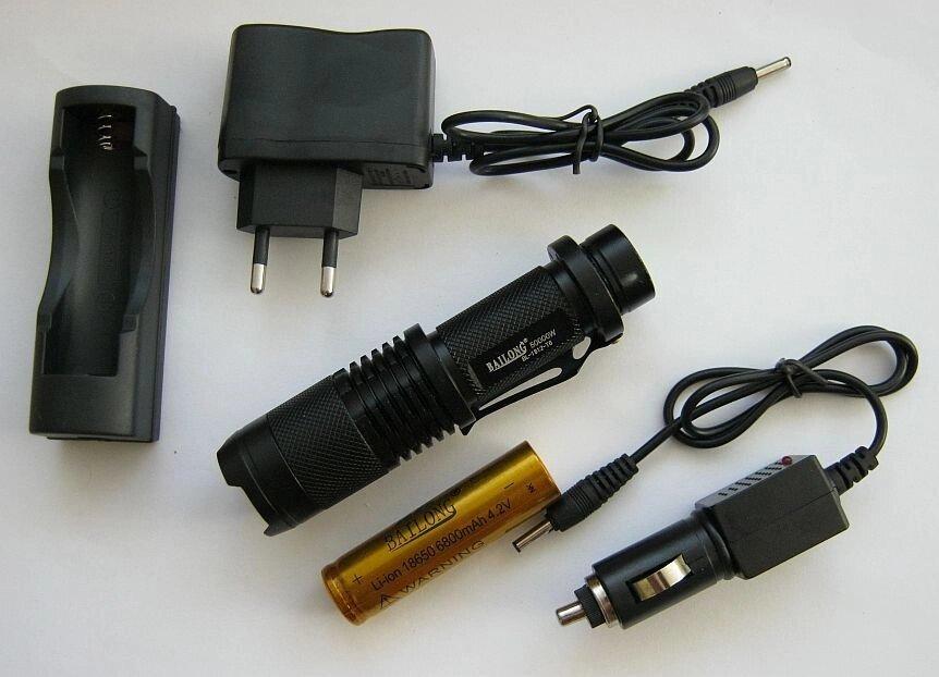 Ліхтарик BL-1812-T6, 50000W, фото 1