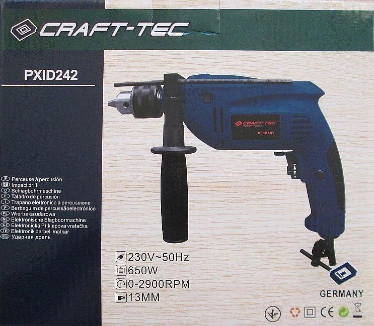 Дриль ударний електричний Craft Tec ( PXID242)
