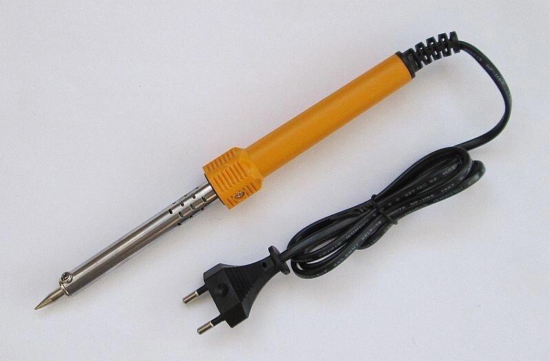 Паяльник електричний 60 Вт, жовта рукоятка, фото 1