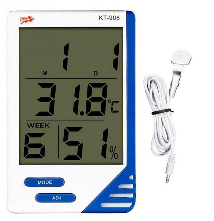 Гигрометр термометр Kt-908 с выносным датчиком - фото 3 - id-p379091592
