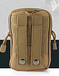 Багатофункціональна тактична сумка чохол на пояс, органайзер, фото 9