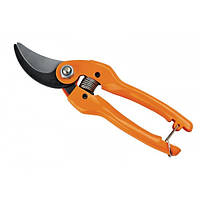 Секатор садовый MASTERTOOL 190 мм с металлическими ручками лезвие Mn65 14-6108 NC, код: 7235232