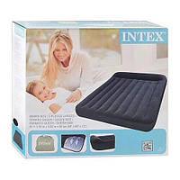 Двомісний матрац Intex 66769 з велюровим покриттям, сумка