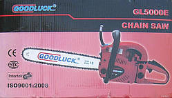 Бензопила GoodLuck 5000E (2 шини, 2 ланцюги + олія)