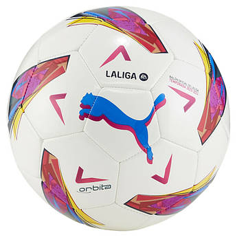 Футбольний м'яч PUMA ORBITA LALIGA 1 2023/24 084109-01, Білий, Розмір (EU) — 5
