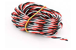 Сервопровід QJ 26 AWG скручений (Futaba), 1 метр amc