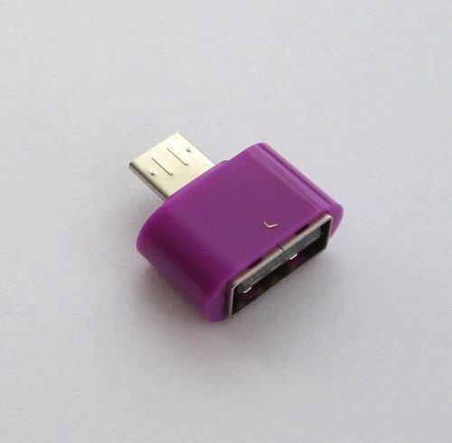Переходник micro USB (папа) - USB (мама) Host OTG - фото 1 - id-p475253574