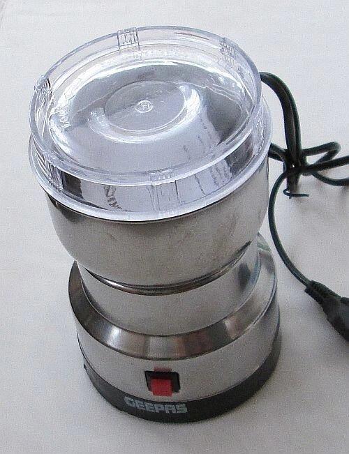 Кавомолка Geepas Gcg1228 (у металі), фото 1