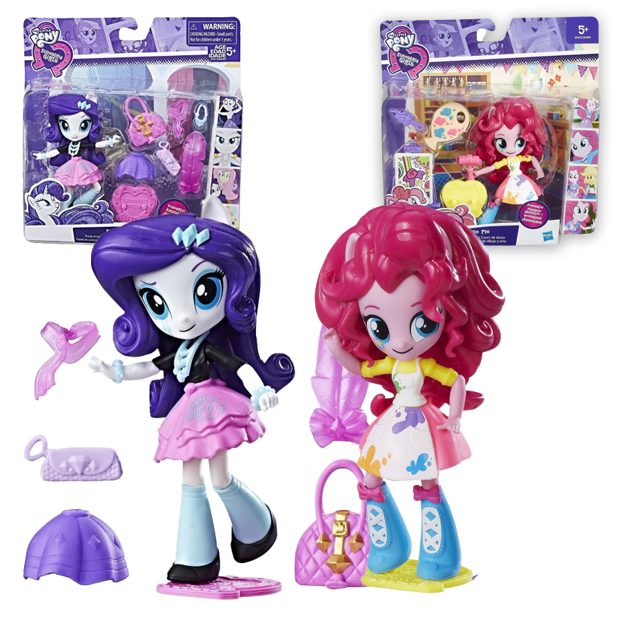Набір 2 ляльки My Little Pony Equestria Girls Pinkie Pie  Rarity еквестрія Пінкі пай і Раріті