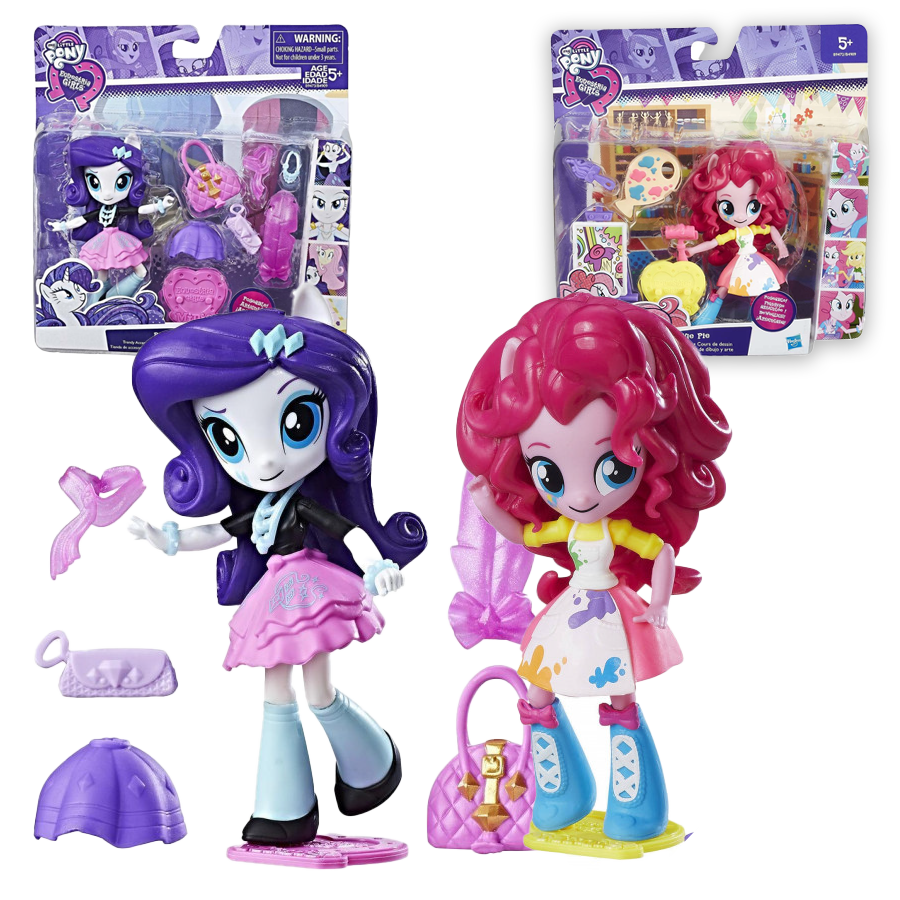 Набір 2 ляльки My Little Pony Equestria Girls Pinkie Pie Rarity еквестрія Пінкі пай і Раріті, фото 1