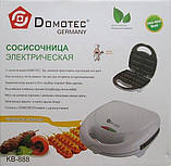 Вафельниця сосисочниця Domotec Germany KB-888, фото 2