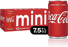 Упаковка газованого напою Coca-Cola Soda Soft Drink 10шт по 222мл