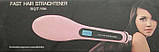 Гребінець випрямляч Fast Hair Straightener HQT-906, фото 7
