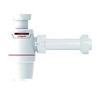 Сифон для раковини Neo Air 1¼" × Ø 32 мм з відведенням ТМ WIRQUIN