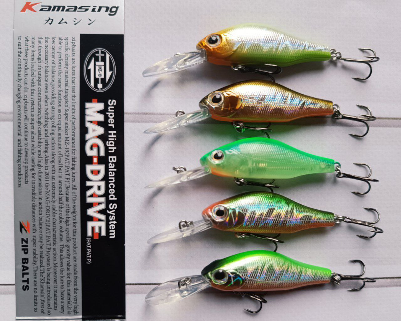 Воблер Fishing Khamsin Jr 50 SP-DR 4.2g Набір 5шт
