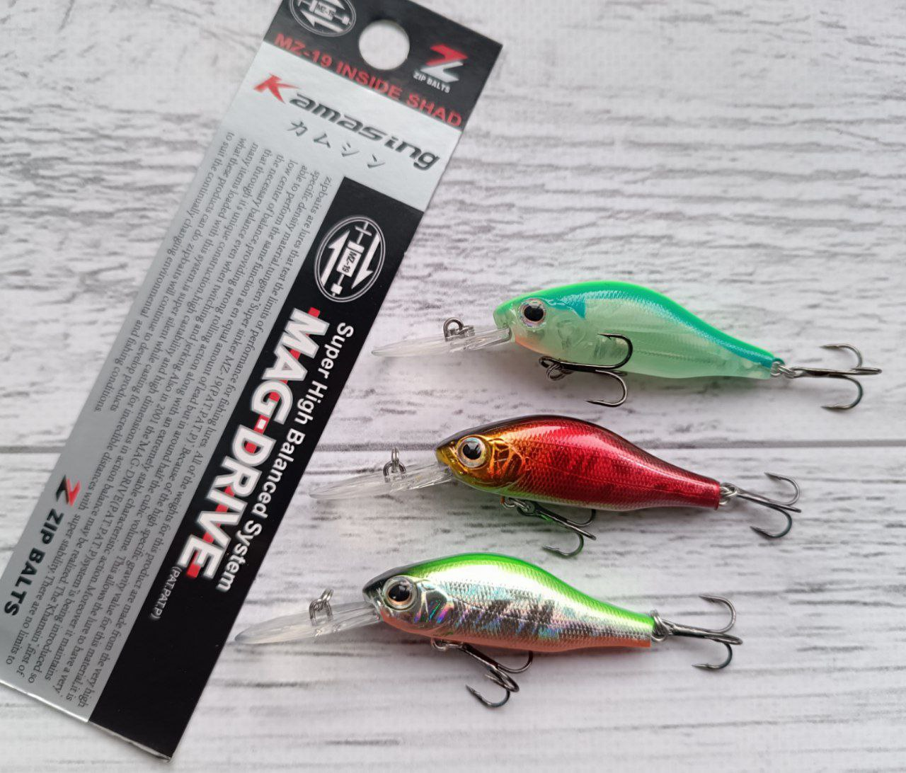 Воблер Fishing Khamsin Jr 50 SP-DR 4.2g Набір 3шт