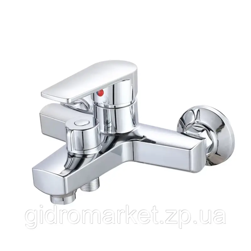 Brinex 35C 006 Змішувач для ванни, короткий гусак (k35) без шланга та лійки.