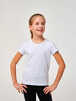 Дитяча базова спортивна футболка для дівчинки