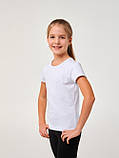 Дитяча базова спортивна футболка для дівчинки, фото 2