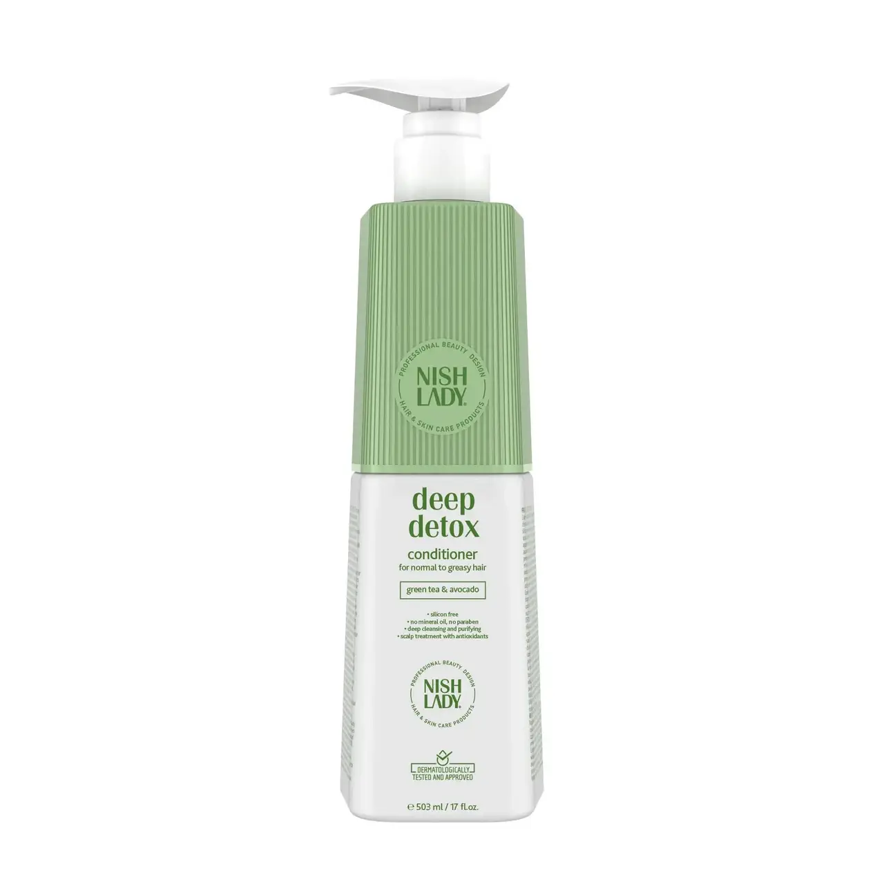 Кондиціонер для глибокого очищення волосся Nishman Deep Detox Conditioner 503 мл