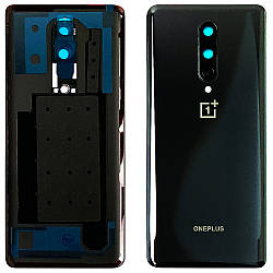 Задня кришка OnePlus 8 (чорна Оригінал зі склом камери)