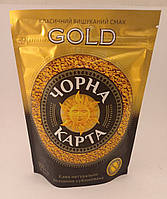 Кофе Чорна Карта Gold Голд растворимый сублимированный 100 г в пакете