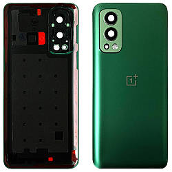 Задня кришка OnePlus Nord 2 5G (зелена Оригінал зі склом камери)
