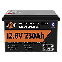 Аккумулятор LP LiFePO4 12V (12,8V) - 230 Ah (2944Wh) (Smart BMS 150А) с BT пластик для ИБП L2