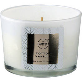 Ароматична свічка Aroma Home Elegance Cotton Vanilla 115 г (5902846836650)