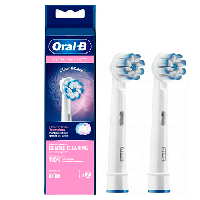 Насадки на зубные щётки Oral-B Sensitive Clean EB60 Sensi Ultra Thin насадка для электрощетки орал би vitality