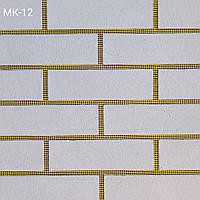 Гибкий кирпич (клинкер) на сетке для фасада МК- 12