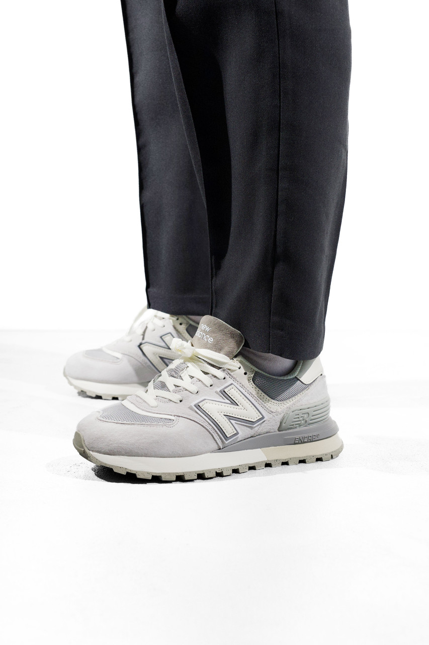Кросівки чоловічі сірі New Balance 574 Legacy 'Grey Sea Salt' (13153)