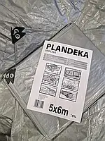 Тент 120 г/м2 3х4 Серый Plandeka Mochna