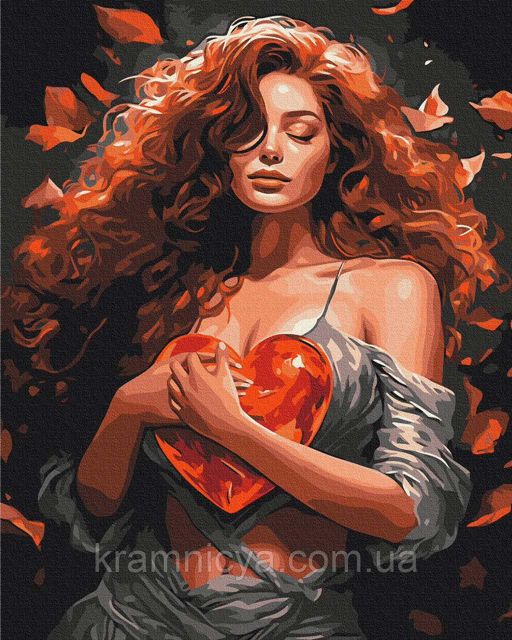 Картина за номерами Берегиня кохання, 40х50 Brushme (BS53883)