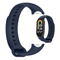 Сліконовий ремінець для Xiaomi Smart Band 9 | HMU | синій