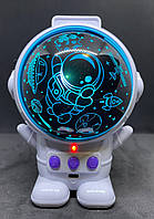 Нічник-проектор астронавт, SPACEMAN projection light білий
