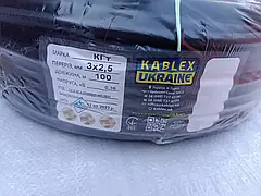 Кабель, провід КГ 3х2.5 зварювальний гумовий Одесса Каблекс (кратно 5м)