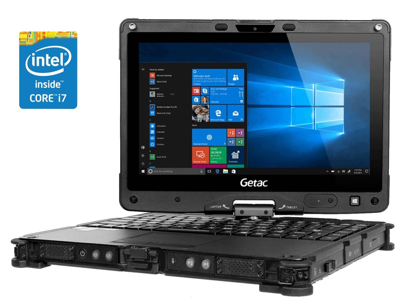 Захищений ноутбук-трансформер Getac V110/ 12" (1366x768)/ Core i7-6600U/ 16 GB RAM/ 480 GB SSD/ HD 520