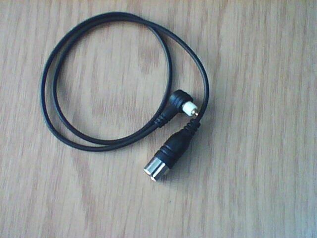 Антенний адаптер, перехідник, pigtail Panasonic GD90 - FME-male з проводом RG-174 чорний