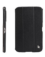 Чохол-книжка ультратонкий шкіряний Jisoncase для Samsung Galaxy Tab 3 8", чорний