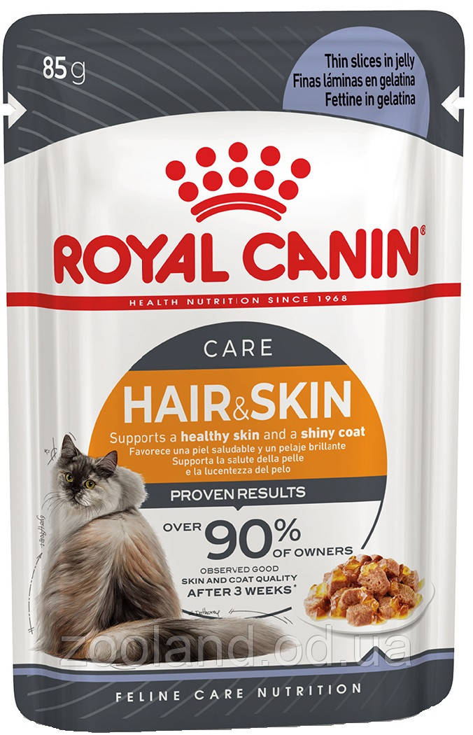 41510010 Royal Canin Hair&Skin Care в желе, 1 шт.