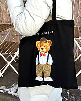 Екошопер BookOpt ВК4057 Teddy Bear (Be Excellent) чорний, фото 4