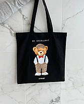 Екошопер BookOpt ВК4057 Teddy Bear (Be Excellent) чорний, фото 5