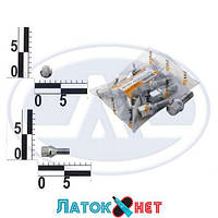 Болт М12х24 шаг 1,5 колеса цинк конусный под ключ 17 10 штук 18510 Walline