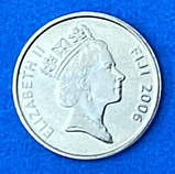 Монета Фіджі 5 центів 2006 р., фото 3